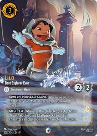 Lilo - Best Explorer Ever (Enchanted) - Fabled - Disney Lorcana card