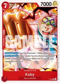Koby (OP12 Release Event) - One Piece Promotion Cards - One Piece Card Game card