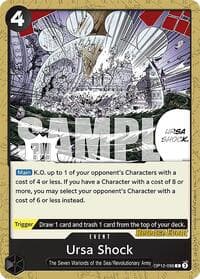 Ursa Shock - Legacy of the Master Release Event Cards - One Piece Card Game card