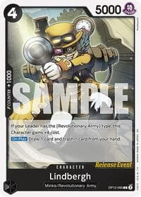 Lindbergh - Legacy of the Master Release Event Cards - One Piece Card Game card