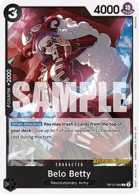 Belo Betty - Legacy of the Master Release Event Cards - One Piece Card Game card