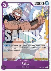 Patty - Legacy of the Master Release Event Cards - One Piece Card Game card