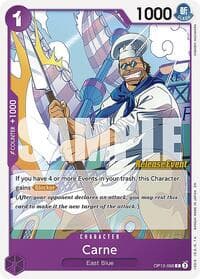 Carne - Legacy of the Master Release Event Cards - One Piece Card Game card