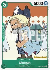 Morgan - Legacy of the Master Release Event Cards - One Piece Card Game card