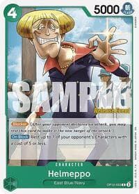 Helmeppo - Legacy of the Master Release Event Cards - One Piece Card Game card
