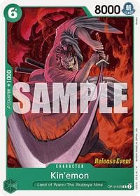 Kin'emon - Legacy of the Master Release Event Cards - One Piece Card Game card