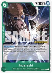 Inuarashi - Legacy of the Master Release Event Cards - One Piece Card Game card