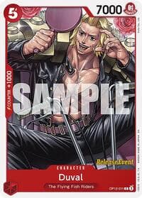 Duval - Legacy of the Master Release Event Cards - One Piece Card Game card