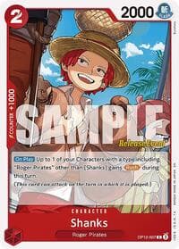 Shanks (007) - Legacy of the Master Release Event Cards - One Piece Card Game card