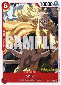 Shiki - Legacy of the Master Release Event Cards - One Piece Card Game card