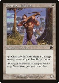 Crossbow Infantry - Mercadian Masques - Magic: The Gathering card