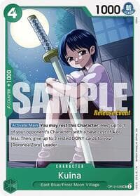 Kuina - Legacy of the Master Release Event Cards - One Piece Card Game card