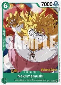 Nekomamushi - Legacy of the Master Release Event Cards - One Piece Card Game card