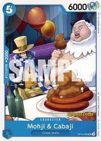 Mohji & Cabaji - Legacy of the Master Release Event Cards - One Piece Card Game card