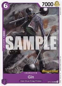 Gin - Legacy of the Master Release Event Cards - One Piece Card Game card