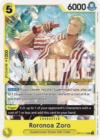 Roronoa Zoro (113) - Legacy of the Master Release Event Cards - One Piece Card Game card