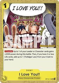 I Love You!! - Legacy of the Master Release Event Cards - One Piece Card Game card