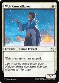 Wolf Cove Villager (0221) - Avatar: The Last Airbender: Eternal-Legal - Magic: The Gathering card