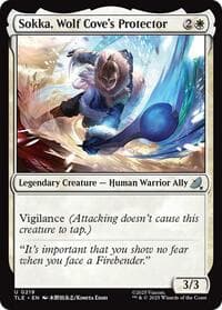 Sokka, Wolf Cove's Protector (0219) - Avatar: The Last Airbender: Eternal-Legal - Magic: The Gathering card