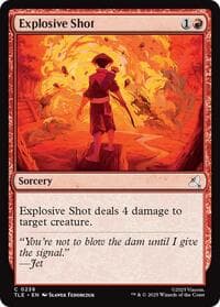 Explosive Shot (0236) - Avatar: The Last Airbender: Eternal-Legal - Magic: The Gathering card