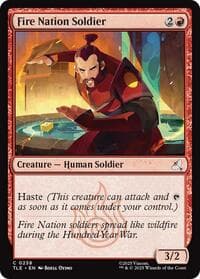 Fire Nation Soldier (0238) - Avatar: The Last Airbender: Eternal-Legal - Magic: The Gathering card