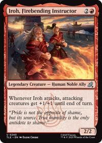 Iroh, Firebending Instructor (0240) - Avatar: The Last Airbender: Eternal-Legal - Magic: The Gathering card