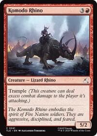 Komodo Rhino (0241) - Avatar: The Last Airbender: Eternal-Legal - Magic: The Gathering card
