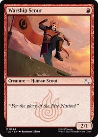Warship Scout (0244) - Avatar: The Last Airbender: Eternal-Legal - Magic: The Gathering card