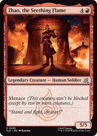 Zhao, the Seething Flame (0245) - Avatar: The Last Airbender: Eternal-Legal - Magic: The Gathering card