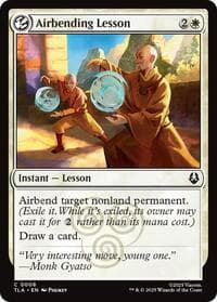 Airbending Lesson - Avatar: The Last Airbender - Magic: The Gathering card