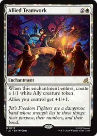 Allied Teamwork - Avatar: The Last Airbender: Eternal-Legal - Magic: The Gathering card
