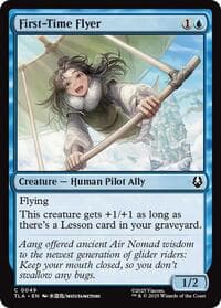 First-Time Flyer - Avatar: The Last Airbender - Magic: The Gathering card