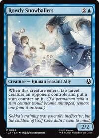 Rowdy Snowballers - Avatar: The Last Airbender - Magic: The Gathering card