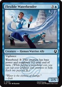Flexible Waterbender - Avatar: The Last Airbender - Magic: The Gathering card
