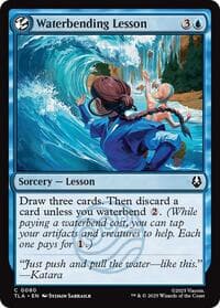 Waterbending Lesson - Avatar: The Last Airbender - Magic: The Gathering card