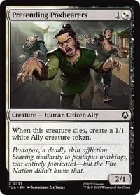Pretending Poxbearers - Avatar: The Last Airbender - Magic: The Gathering card