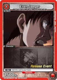 Eren Jaeger (090) - UE10BT: Attack on Titan Release Event Cards - Union Arena card