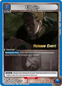 Eld Gin - UE10BT: Attack on Titan Release Event Cards - Union Arena card