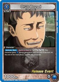 Oruo Bozad - UE10BT: Attack on Titan Release Event Cards - Union Arena card