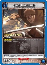 Jean Kirschtein (018) - UE10BT: Attack on Titan Release Event Cards - Union Arena card