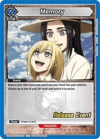 Memory - UE10BT: Attack on Titan Release Event Cards - Union Arena card