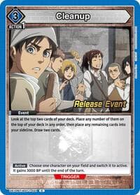 Cleanup - UE10BT: Attack on Titan Release Event Cards - Union Arena card