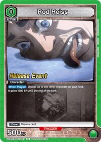 Rod Reiss - UE10BT: Attack on Titan Release Event Cards - Union Arena card