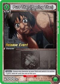 Pure Titan (Peering Titan) - UE10BT: Attack on Titan Release Event Cards - Union Arena card