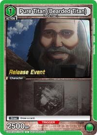 Pure Titan (Bearded Titan) - UE10BT: Attack on Titan Release Event Cards - Union Arena card