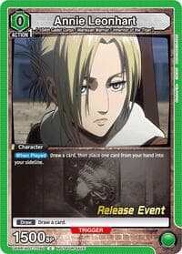 Annie Leonhart (050) - UE10BT: Attack on Titan Release Event Cards - Union Arena card