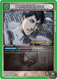 Bertholdt Hoover (054) - UE10BT: Attack on Titan Release Event Cards - Union Arena card