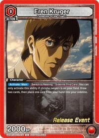 Eren Kruger - UE10BT: Attack on Titan Release Event Cards - Union Arena card