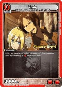 Ymir (074) - UE10BT: Attack on Titan Release Event Cards - Union Arena card