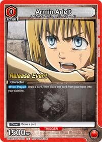Armin Arlelt (075) - UE10BT: Attack on Titan Release Event Cards - Union Arena card